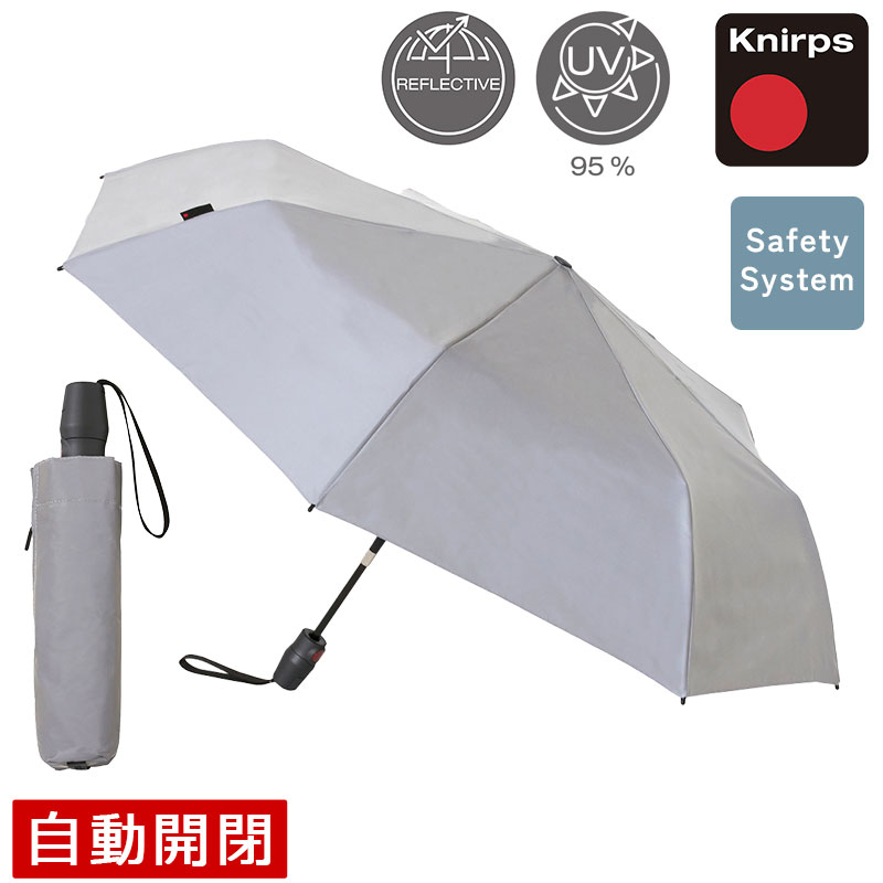 Knirps（クニルプス）T.220 Guardian Reflex リフレクター 傘 折りたたみ レディース プレゼント 反射 自動開閉 8本骨 kn-tl220g