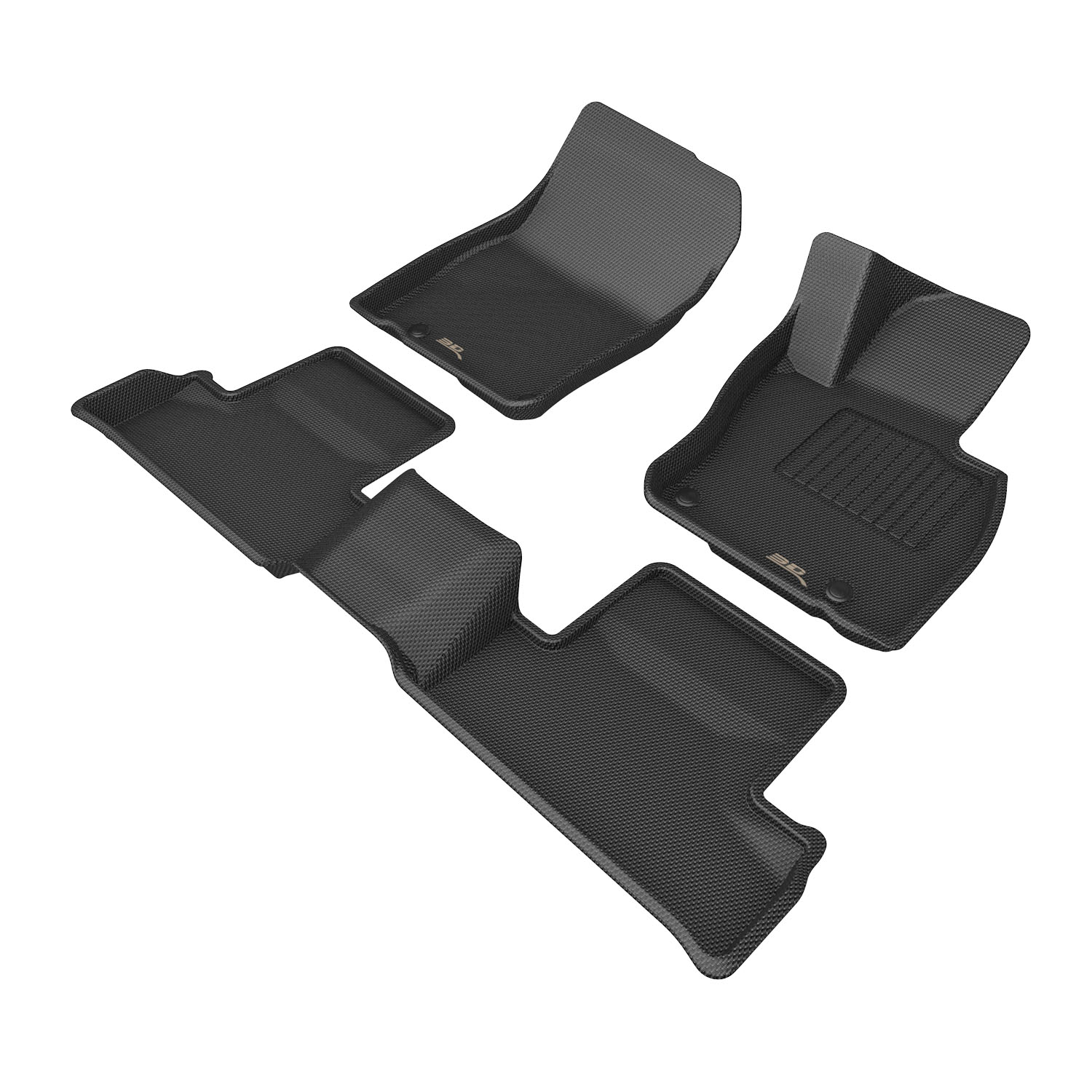 マツダ CX-60 SUV フロアマット KAGU BLACK フルセット 専用 2024-2026 立体構造 防水 無臭 保護 取付簡単 車用 カーマット フロント リア セット for MAZDA CX-60 SUV