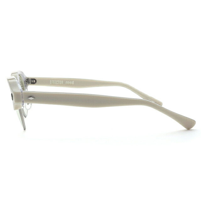 Effector 50mm エフェクターreed 50mm ポリス2744 カラー 2カラー Bkm 黒 Offwh 白 メンズ メガネ 眼鏡 サングラス カラー おしゃれ フレーム 人気 ３ｇｌａｓｓ ｅ ｓｈｏｐeffector 15周年記念モデル