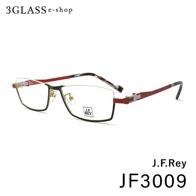 J.F.REY ジェイ・エフ・レイ JF3009 4カラー 32mmメンズ メガネ サングラス 眼鏡 ギフト対応 J.F.REY 【店頭受取対応商品】｜３Ｇｌａｓｓ・ｅ&minus;ｓｈｏｐ