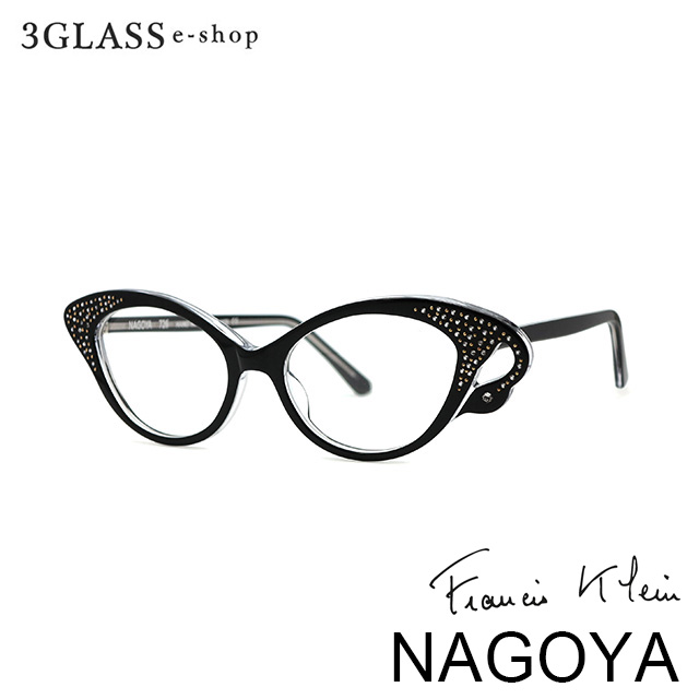 FrancisKlein (フランシスクライン) nagoya 51粍 3色つや 726(黒いこと/読みやすい) B89(読みやすい薄墨色) N83.N29(赤いことラメ/読みやすいサクラ色)メンズ 眼鏡 メガネ 黒眼鏡【店先受け取り証書相応う商いもの】