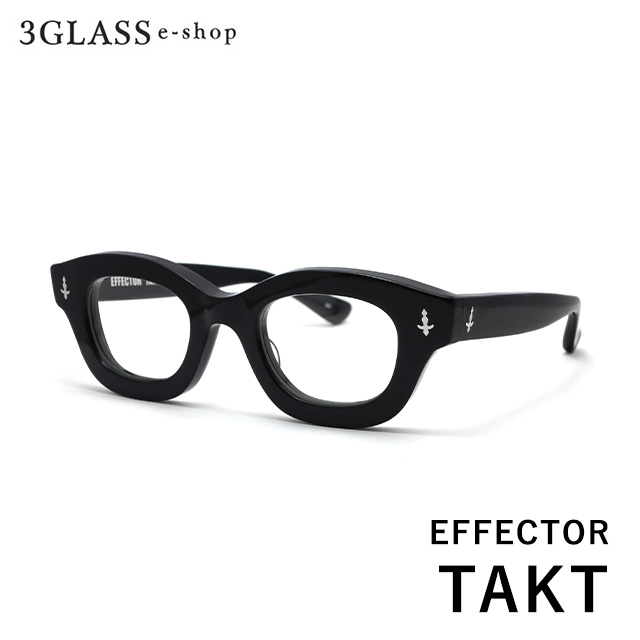 EFFECTOR エフェクター TAKT タクト ブラック ブラックマット メンズ メガネ 眼鏡 effector TAKT【店頭受取対応商品】
