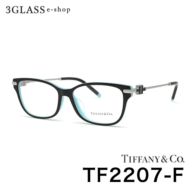 TIFFANY （ ティファニー ） tf2207-fカラー 8055(ブラック/シルバー) 54mmメンズ メガネ 眼鏡 サングラスtiffany tf2207-f【店頭受取対応商品】｜３Ｇｌａｓｓ・ｅ&minus;ｓｈｏｐ