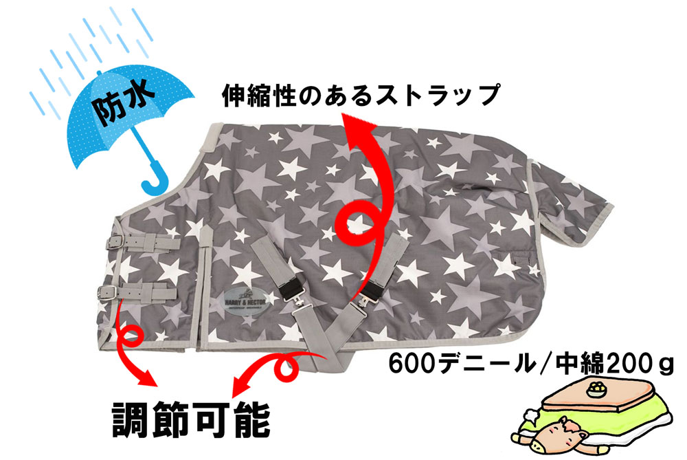 輝く高品質な 楽天市場 お取り寄せ商品 新商品 ポニー ミニチュアホース用冬馬着 ターンアウト 中綿0ｇ Hb 星柄 秋 冬おススメ 人気商品 厩舎 放牧中も活躍 オススメ商品 アウトドア 乗馬 ポニー専門店 3horses 最安値 Goalsr Com