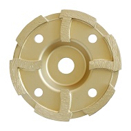 理研ダイヤモンド工業 乾式　研削カップ クロスカップ ＣＣ－１２５ １２５ｍｍｘ７.０ｍｍｘ５.０ｍｍ （外径ｘ刃幅ｘ刃部分厚み） 取付穴径　２２ｍｍ 代引き不可商品 北海道・沖縄・離島は 別途送料かかります