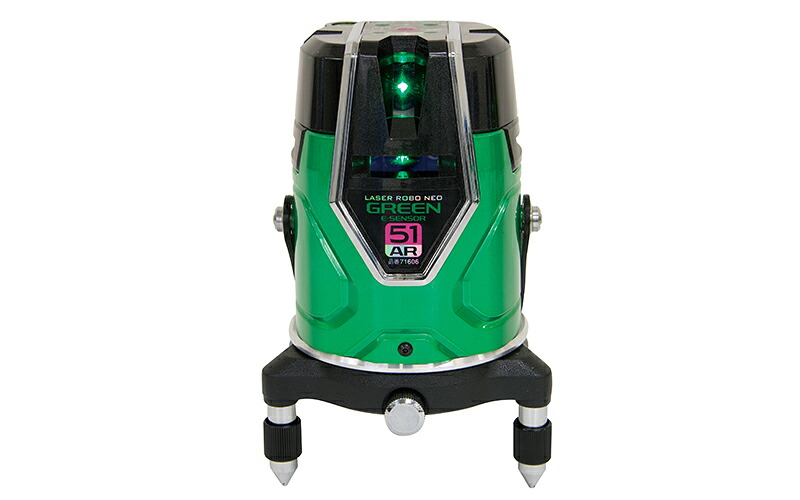 シンワ測定 レーザー・光学機器 レーザーロボ　グリーン Neo　E　Sensor ５１AR　フルライン・地墨 ７１６０６ 代引き不可商品です。 沖縄・離島は別途運賃 かかります。 109,000円