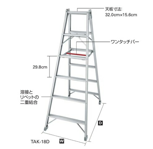 法人様押さえるです長谷川実業推しはかる実業会お墨付き品脚立TAK-27D代引っ張ること不可商いものです。北海道・沖縄・離島は別途交通費かかります。