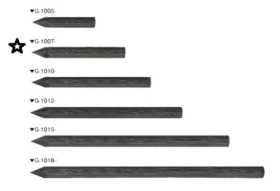 大研化成工業 樹脂製杭 100φ擬木杭　穴あり ダークブラウン G-1007-A（穴あり） 約100ｍｍｘ750ｍｍ （直径ｘ長さ） 穴径　約15ｍｍ １梱包（5本）価格です 代引不可商品です 北海道、沖縄、離島、一部地域は 別途送料かかります
