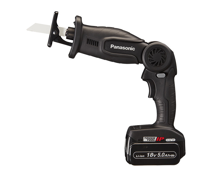 パナソニック 充電レシプロソー （折り曲げ式） 18V　5.0Ah　60分充電 電池パックセット品 Dual（デュアル） EZ47A1LJ2G-B（黒） 代引き不可商品です。 北海道・沖縄・離島は 別途送料かかります