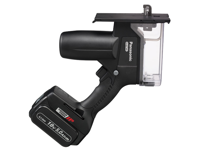 パナソニック 充電角穴カッター 18V　5.0Ah　60分充電 電池パックセット品 Dual（デュアル） EZ45A3LJ2G-B（黒） 代引き不可商品です。 北海道・沖縄・離島は 別途送料かかります