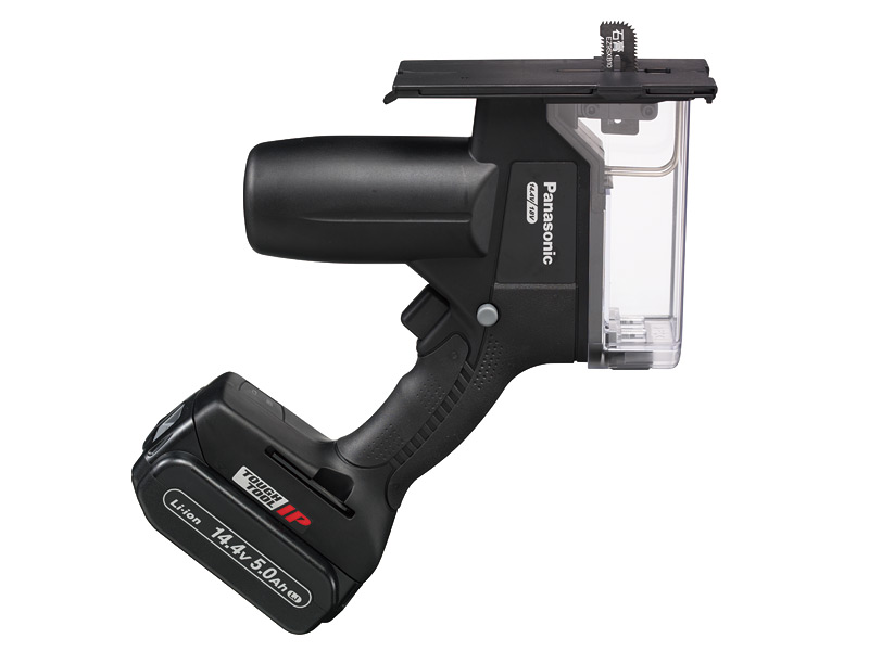 パナソニック 充電角穴カッター 14.4V　5.0Ah　60分充電 電池パックセット品 Dual（デュアル） EZ45A3LJ2F-B（黒） 代引き不可商品です。 北海道・沖縄・離島は 別途送料かかります