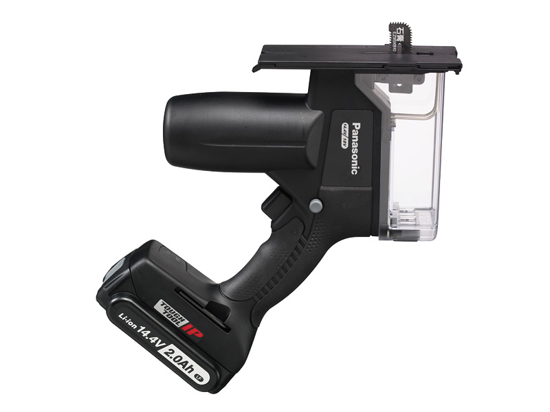 パナソニック 充電角穴カッター 14.4V　2.0Ah　35分充電 電池パックセット品 Dual（デュアル） EZ45A3LF1F-B（黒） 代引き不可商品です。 北海道・沖縄・離島は 別途送料かかります