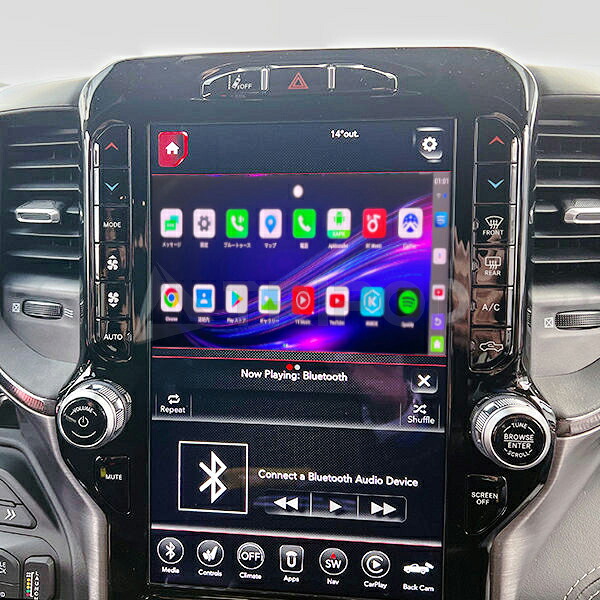 UROID MAX ダッジ 純正Apple CarPlay搭載車両で動画アプリの再生が可能! GooglePlayストアからアプリをインストール可能!