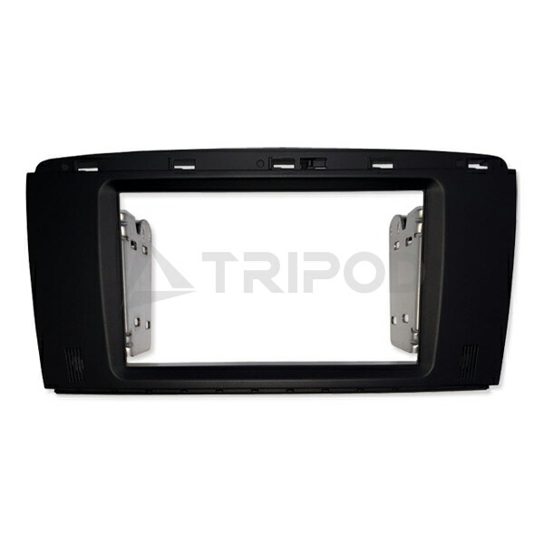 AVC251BKS ベンツ Rクラス（W251）後期 HDDナビ付車 ブラックパネル 2DIN取付KIT （SDスロット付）