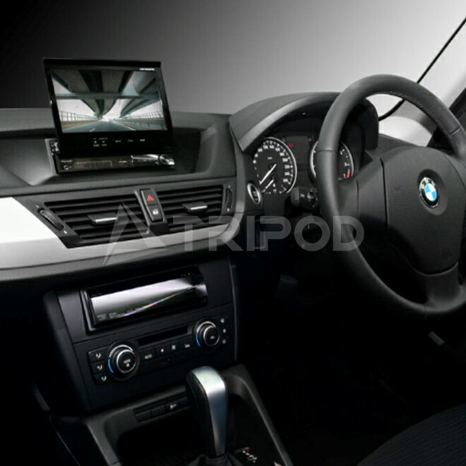 GE-BM112G BMW X1　 1DINサイズの市販カーAVを2台取付けることができる取付キットです。
