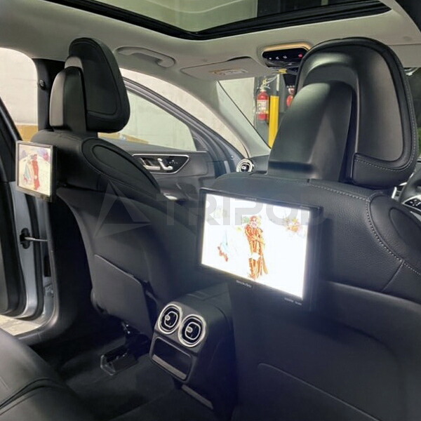 CO-RSTW206 BENZ C/GLCクラス専用リアモニター取付KIT 背面レール付モニター専用