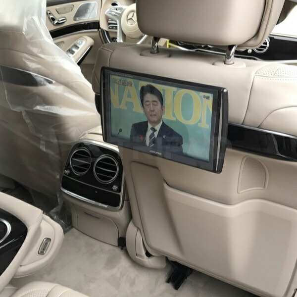 CO-RSTW222 BENZ Sクラス専用リアモニター取付KIT 背面レール付モニター専用