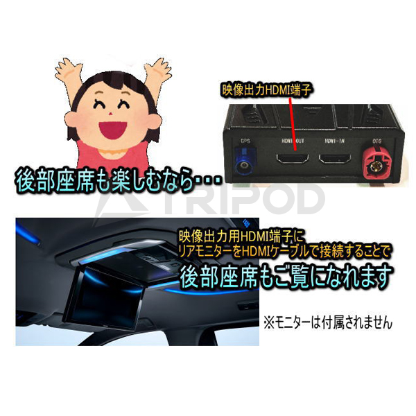 フラワーオブライフ VISIT ELA-H2 HDMI入出力付 (Car Play用AI BOX