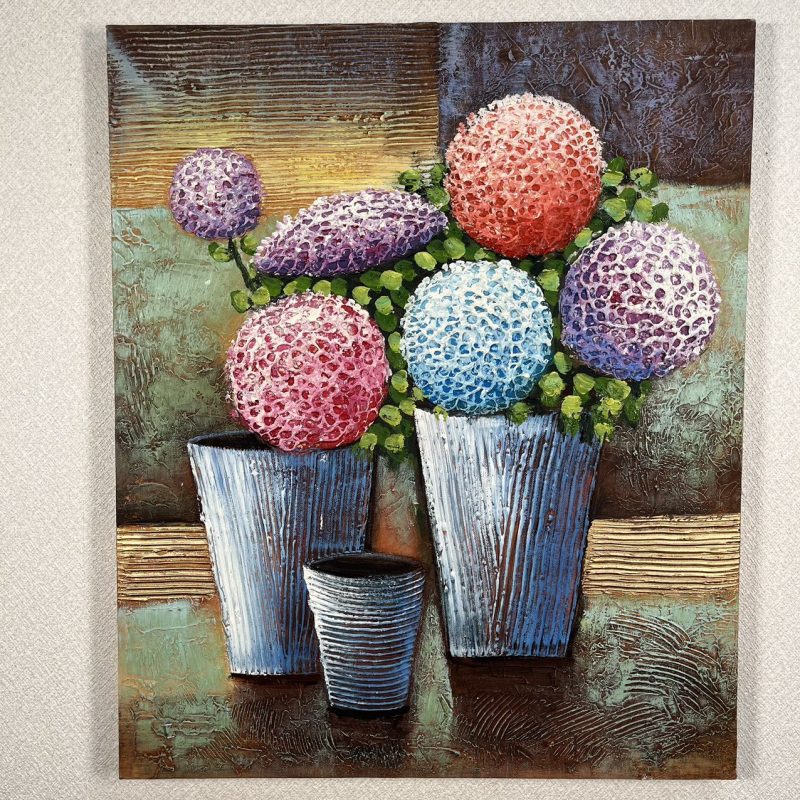 肉筆画【紫陽花 】油彩画 肉筆画【紫陽花 】油彩画