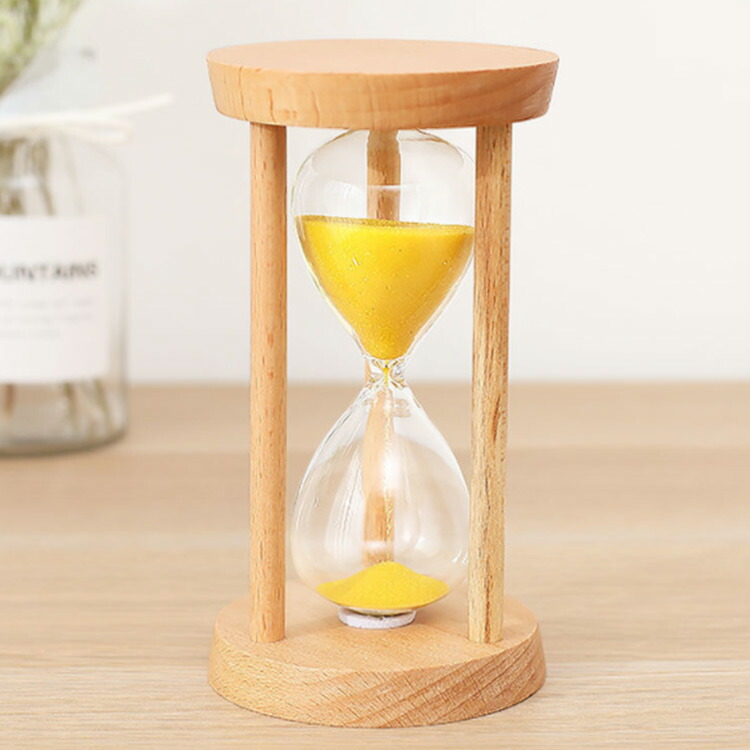 市場 砂時計 シンプル 木製フレーム 砂タイマー ナチュラル タイマー 10分 サンドタイマー 北欧 15分 30分 モダン