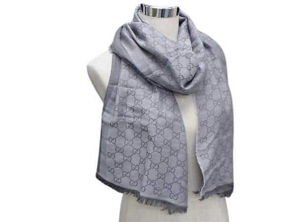 楽天市場】グッチ GUCCI ストール ピンク系 ウール80%xシルク20