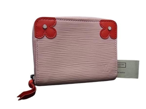 LOUIS VUITTON ルイヴィトン コインケース ジッピーコインパース M62971 ローズバレリーヌ(ライトピンク系) エピ レディース シルバー金具 美品【本物保証】【中古】
