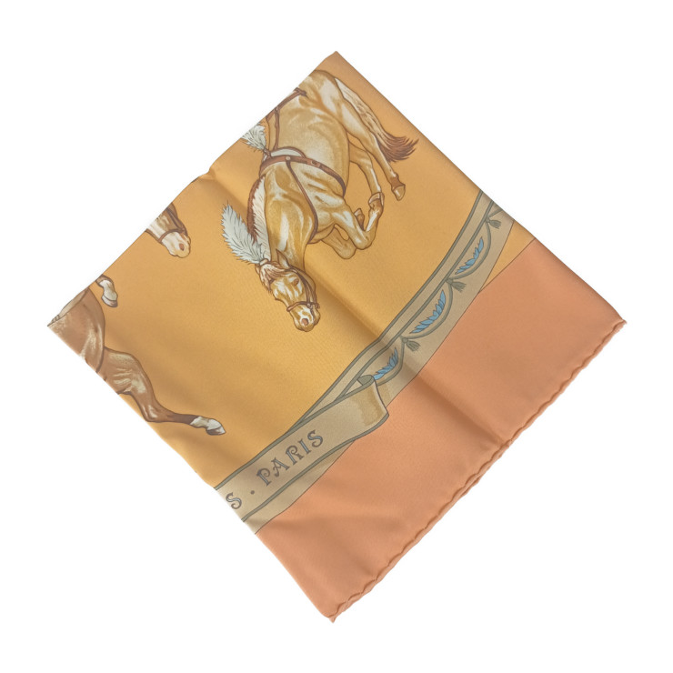 HERMES カレ70 スカーフ　バセットハウンド HERMES - エルメス スカーフ カレ70 バセットハウンドの通販 by