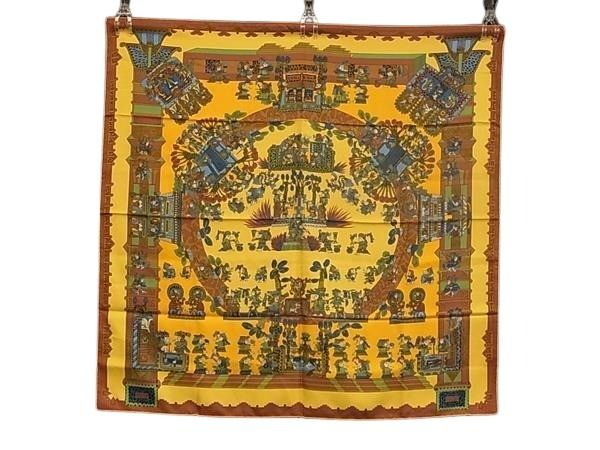 楽天市場】エルメス カレ 90 大判 シルクスカーフ ホロスコープ 太陽