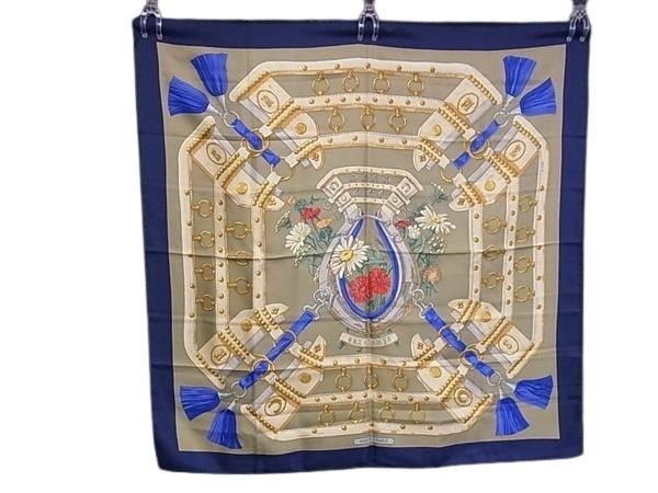 楽天市場】【エルメス】Hermes カレ70 シルクスカーフ CHEVAL MASCOTTE