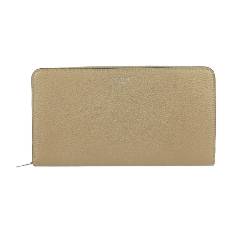 【美品✨】セリーヌ　ラウンドジップ　マルチファンクション　ブルーグレー セリーヌ CELINE セリーヌ ブルー系 マルチファンクション