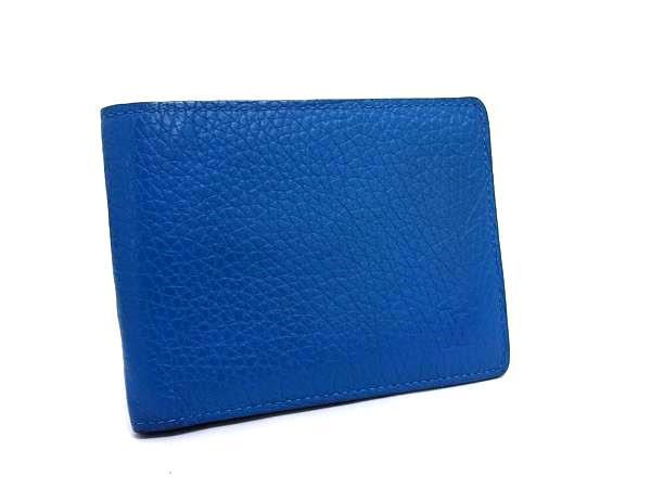 LOUIS VUITTON ルイヴィトン 財布 ポルトフォイユ ミュルティプル M58190 ブルー トリヨンレザー メンズ 二つ折り財布 美品【本物保証】【中古】