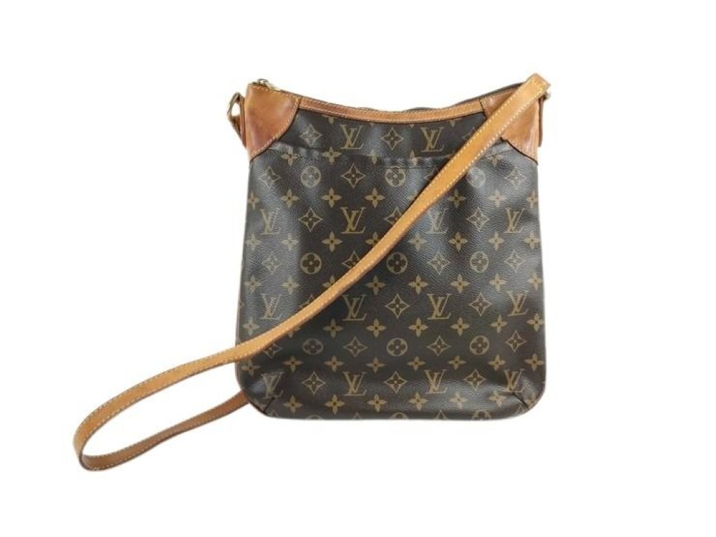 LOUIS VUITTON ルイヴィトン ショルダーバッグ オデオンMM M56389 ブラウン系 モノグラム レディース ゴールド金具 美品【本物保証】【中古】 36,790円