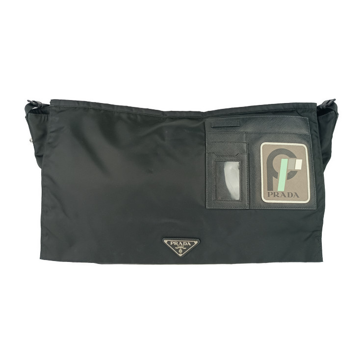 美品 90s PRADA ナイロン ショルダーバッグ ブラック BT0523 楽天市場】PRADA プラダ メッセンジャーバッグ BT0523 ナイロン