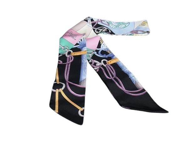 楽天市場】エルメス HERMES スカーフ ツイリー レイユールデテ ブルー