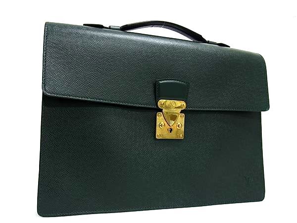 A4可 美品 ルイヴィトン レザー ビジネスバッグ タイガセルヴィエット カザン LOUIS VUITTON】ルイヴィトン『タイガ セルヴィエット クラド