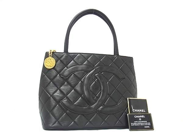 CHANEL シャネル トートバッグ ココマーク マトラッセ 復刻トート A1804 ダークブラウン ラムスキン レディース ゴールド金具 美品【本物保証】【中古】