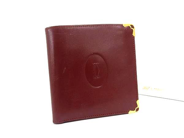 楽天市場】カルティエ CARTIER 二つ折り財布 マストライン
