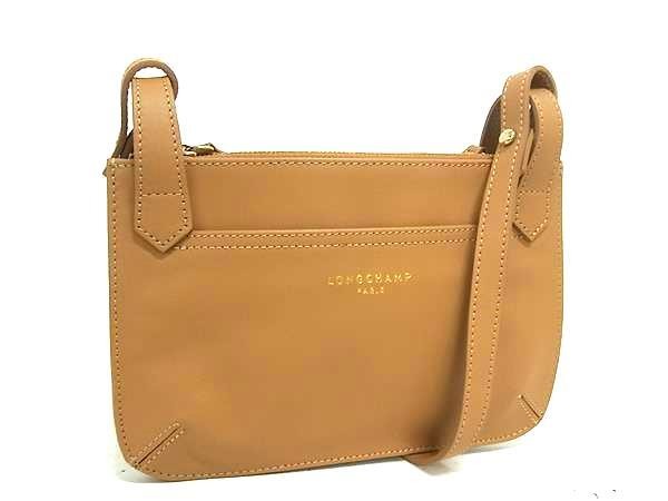 LONGCHAMP ロンシャン ショルダーバッグ ロンシャン 2.0 シリーズ 2081 888 ライトブラウン系 レザー レディース ポシェット 超美品【本物保証】【中古】｜3R boutique