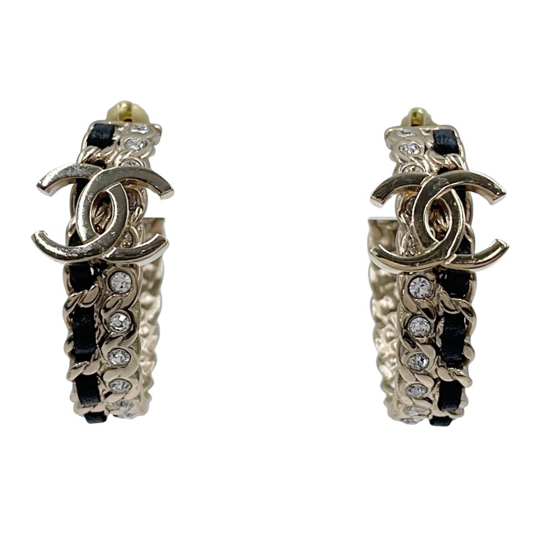 希少 CHANEL シャネル ピアス フープ シルバー925 ヴィンテージ 希少 CHANEL シャネル ピアス フープ シルバー925 ヴィンテージ