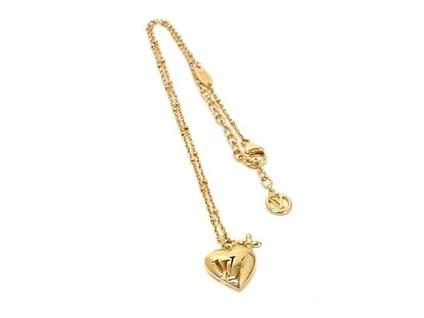 LOUIS VUITTON ルイヴィトン ネックレス ネックレス・ブルーミング ハート M02310 ゴールド系 メタル レディース 美品【本物保証】【中古】｜3R boutique