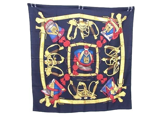 楽天市場】エルメス HERMES スカーフ カレ90 GrAND UNIFORME シルク