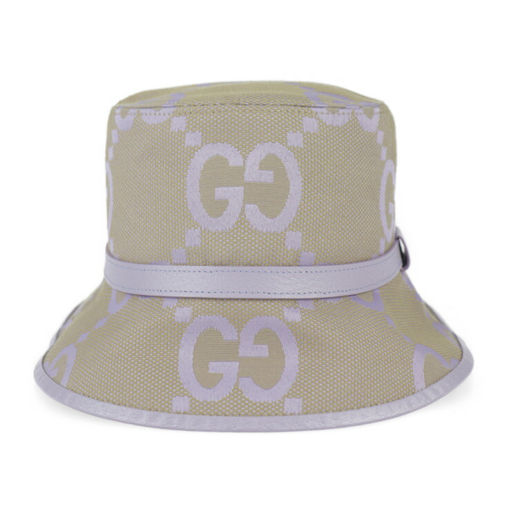 GUCCI GGモノグラム バケットハット　M 超希少】GUCCI GG モノグラム フェドラ バケットハット 三代目