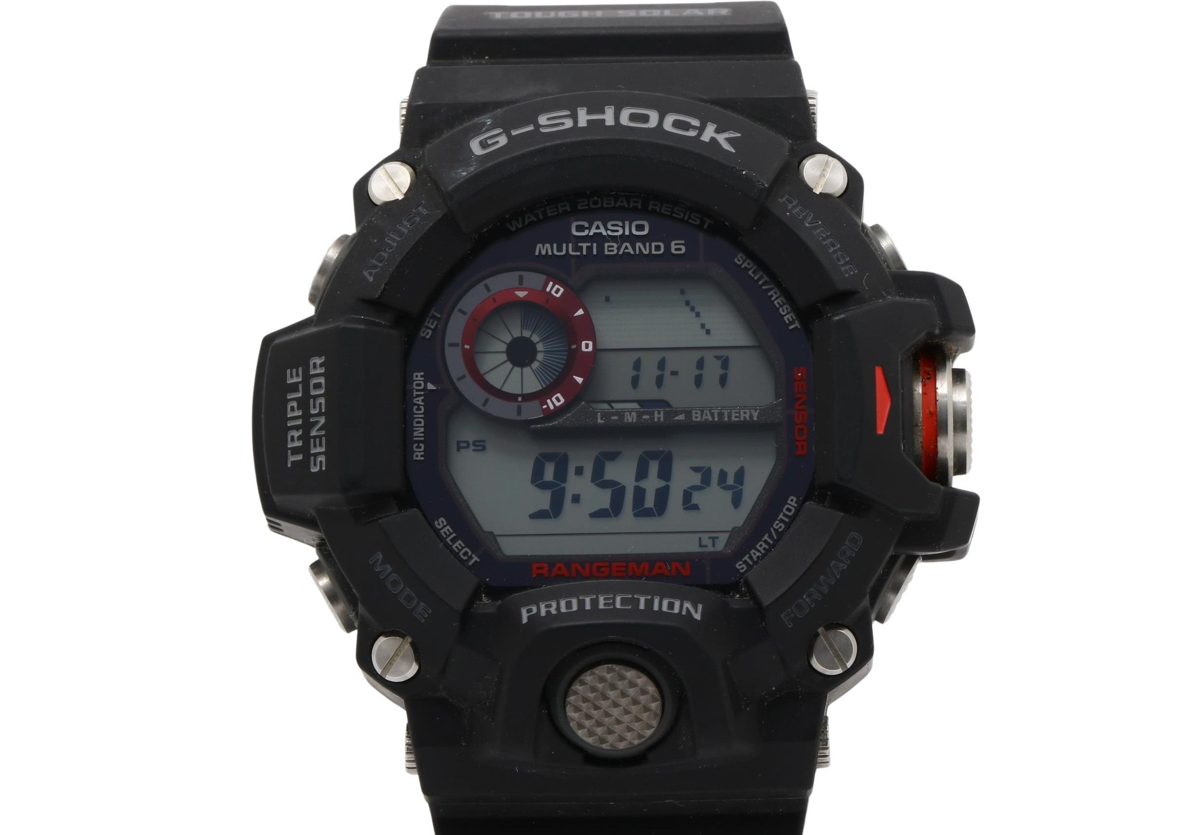 CASIO カシオ 時計 GSHOCK MASTER OF G LAND RANGEMAN GW9400J1JF ブラック 樹脂 メンズ デジタル 美品【本物保証】【中古】｜3R boutique