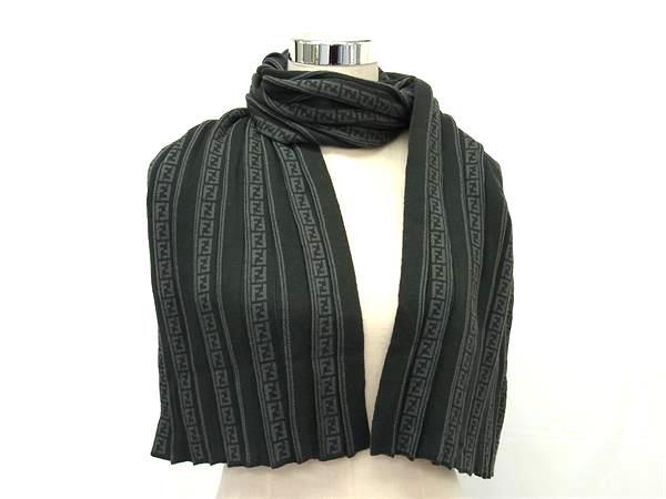 楽天市場】FENDI フェンディ ズッカ カシミヤ マフラー ブラウン