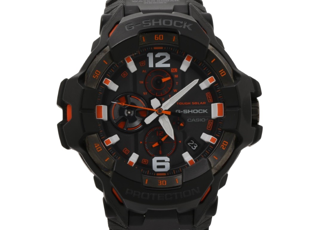 CASIO カシオ 時計 GSHOCK MASTER OF G AIR GRAVITYMASTER GRB3001A4JF ブラック カーボン（バイオマス）／樹脂（バイオマスプラスチック）／ステンレススチール メンズ アナログ【本物保証】【中古】 18,075円