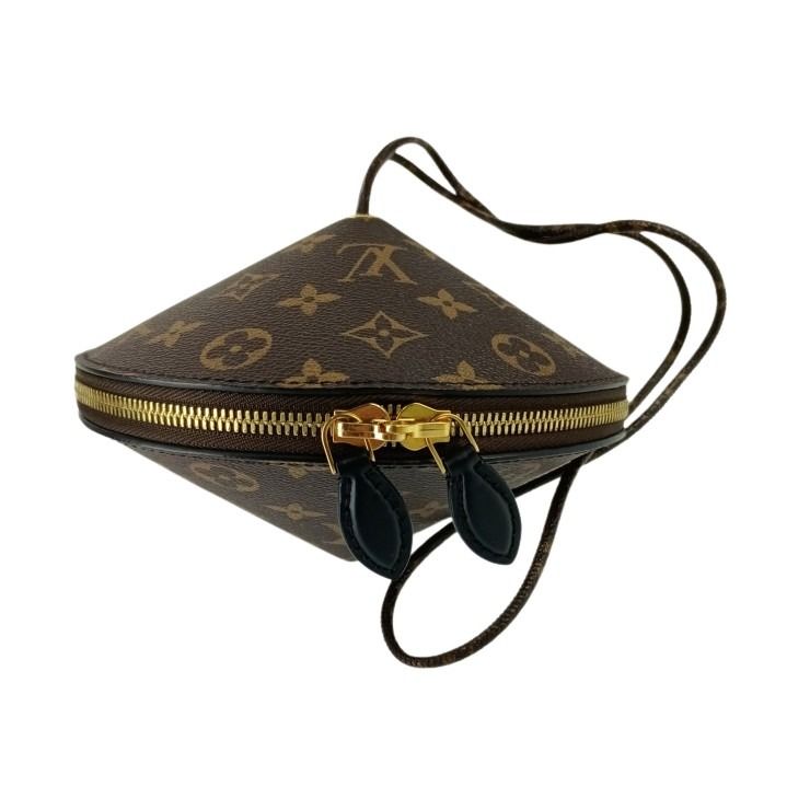 LOUIS VUITTON ルイヴィトン ショルダーバッグ トゥピ M44592 ブラウン モノグラム レディース ゴールド金具 超美品【本物保証】【中古】