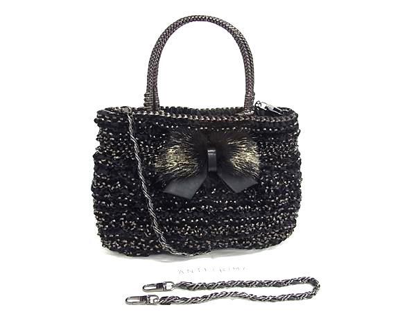 楽天市場】【バッグ】ANTEPRIMA アンテプリマ サテン リボン 編み込み