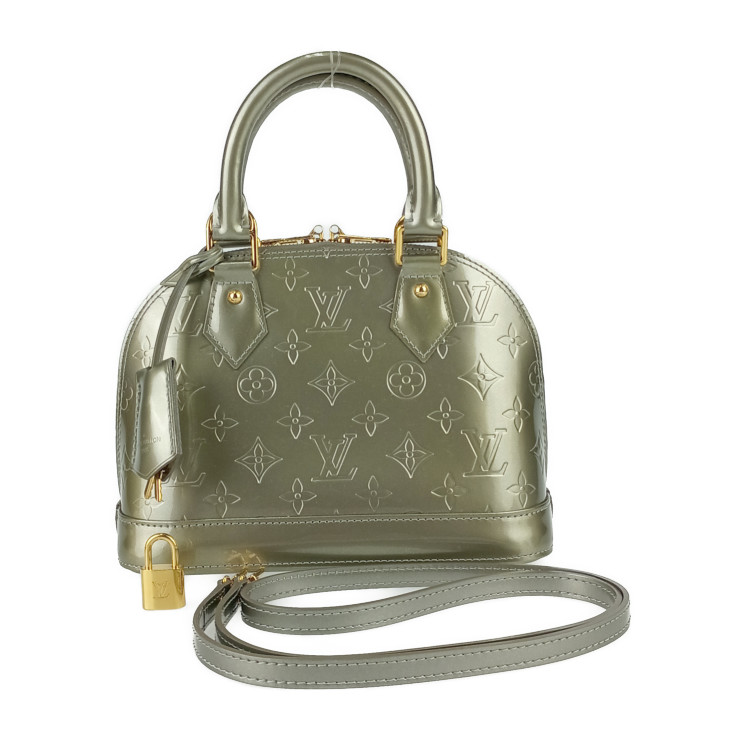 ルイヴィトン　ヴェルニ　アルマBB ハンド•ショルダーバッグ【美品】 LOUIS VUITTON ルイ ヴィトン モノグラム ヴェルニ アルマBB