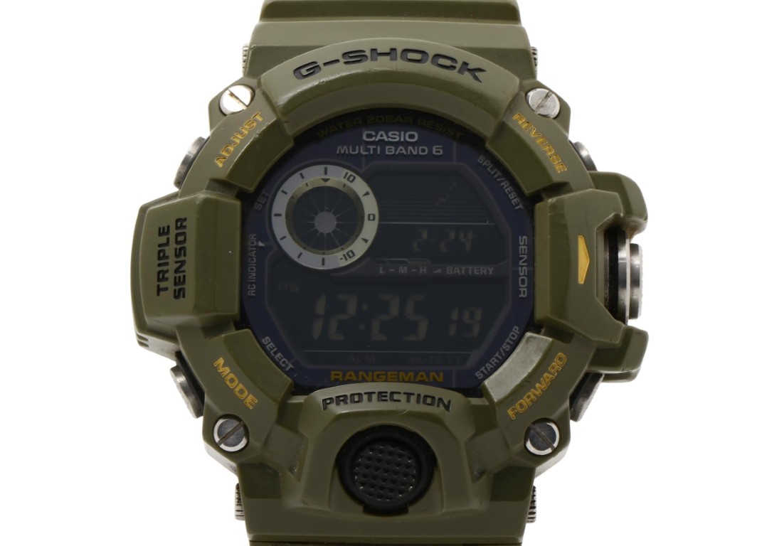 CASIO カシオ 時計 GSHOCK MASTER OF G LAND RANGEMAN GW9400J ブラック カーキ 樹脂 メンズ デジタル【本物保証】【中古】