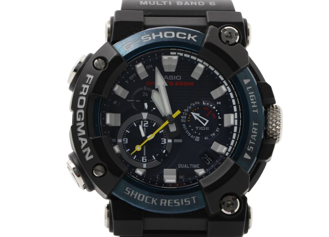 CASIO カシオ 時計 GSHOCK MASTER OF G SEA FROGMAN GWFA1000C1AJF ブラック 樹脂／ステンレススチール メンズ アナログ【本物保証】【中古】